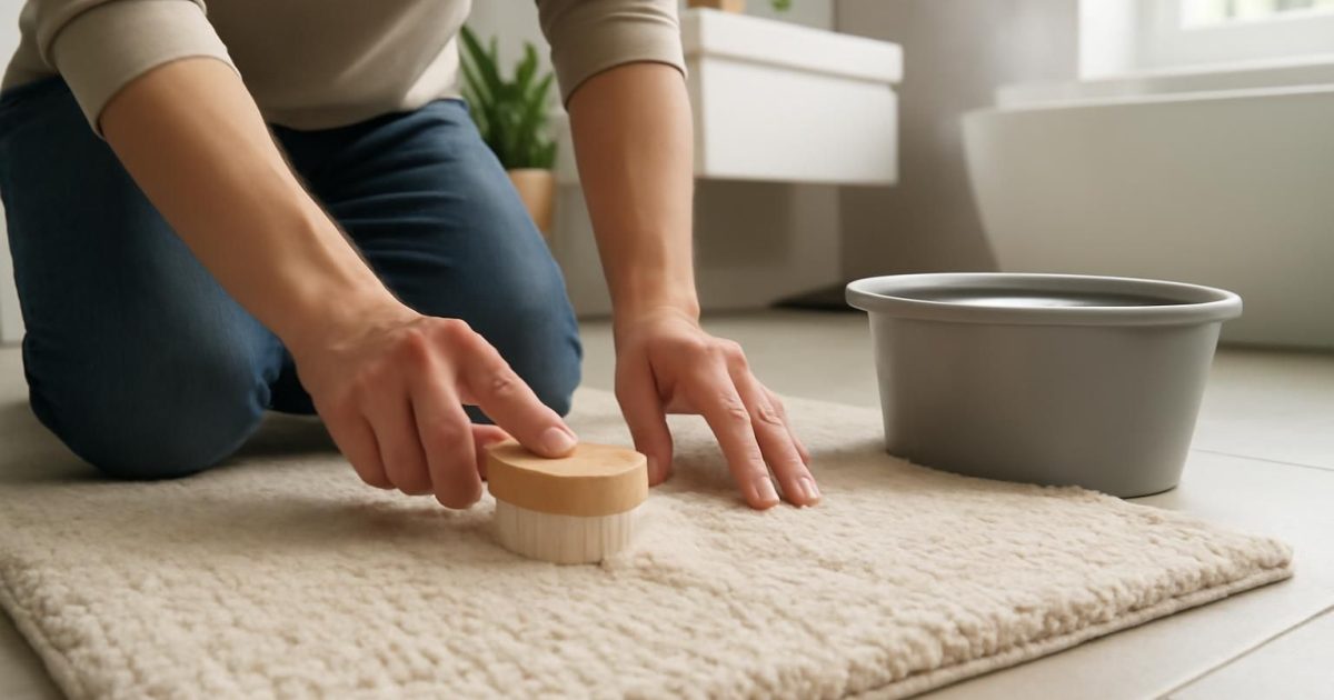 Comment laver efficacement un tapis de bain sans l’abîmer