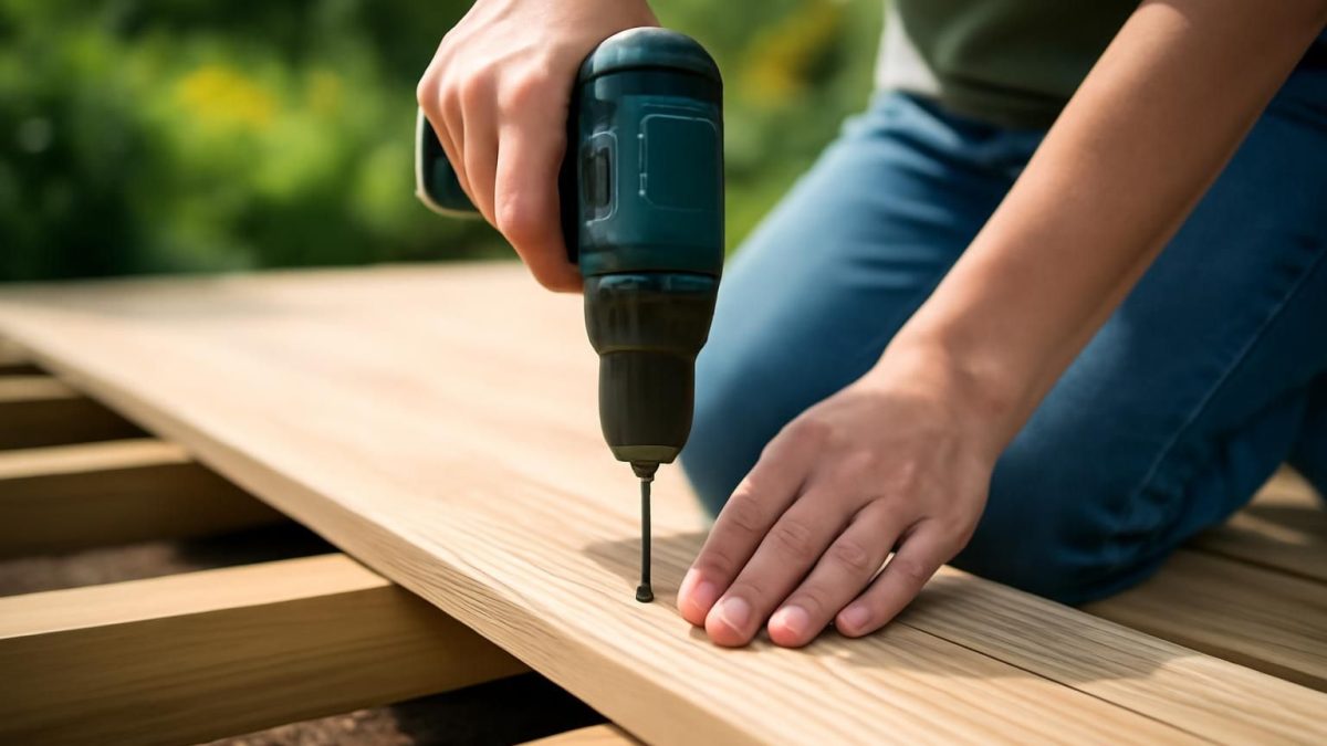 découvrez une méthode simple et efficace pour visser une lame de terrasse en bois, garantissant solidité et durabilité à votre installation.