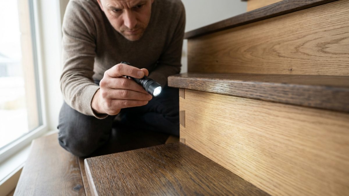 découvrez comment localiser et éliminer durablement les grincements de votre escalier en bois grâce à nos astuces simples et efficaces.