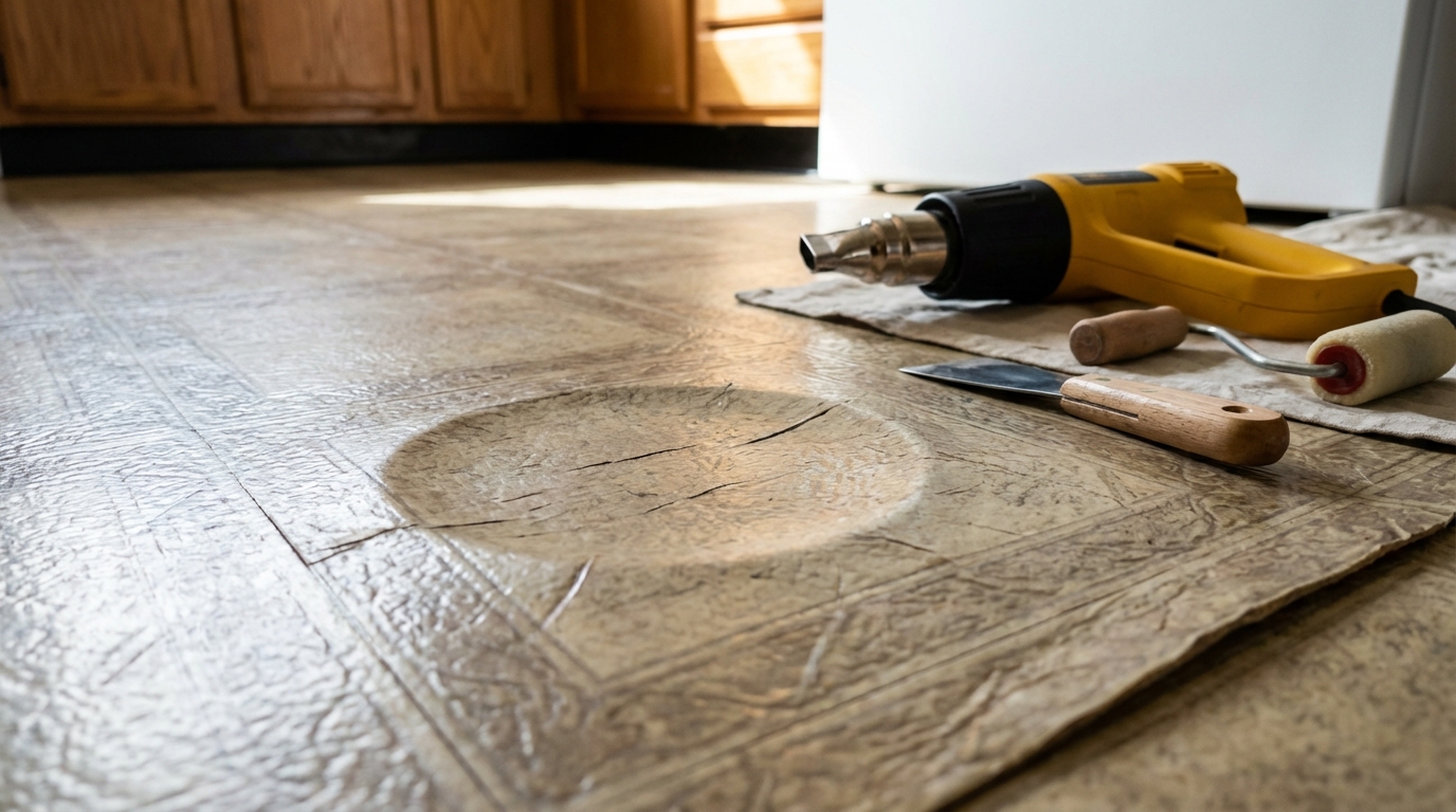 découvrez comment réparer un lino enfoncé sans avoir à remplacer tout le sol grâce à des astuces simples et efficaces pour restaurer votre revêtement.