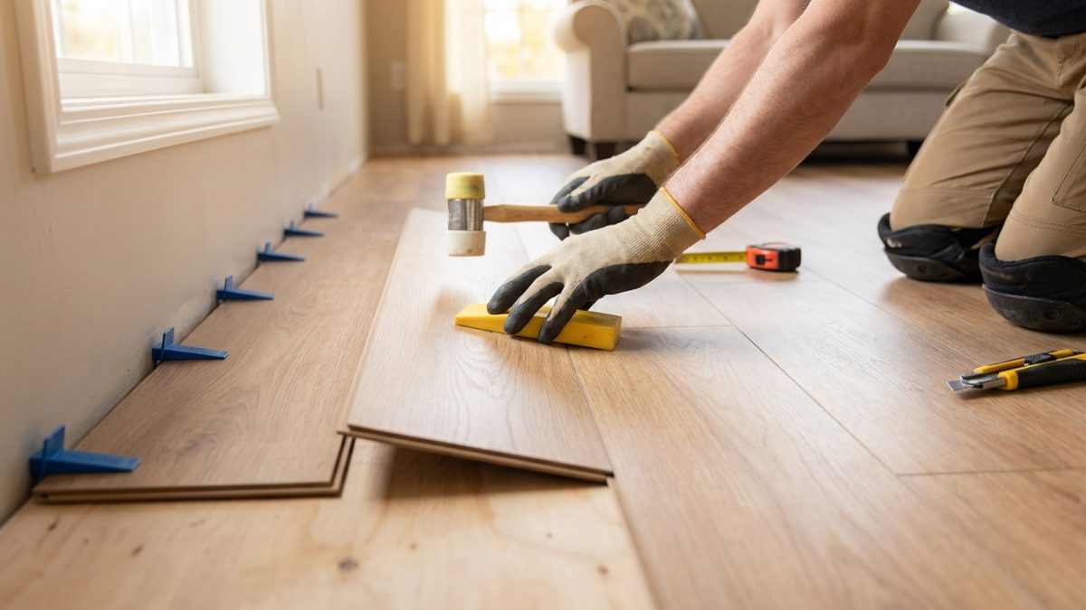 apprenez à poser du parquet stratifié correctement en maîtrisant l'alignement des lames et en évitant les bruits de claquement pour un sol durable et esthétique.