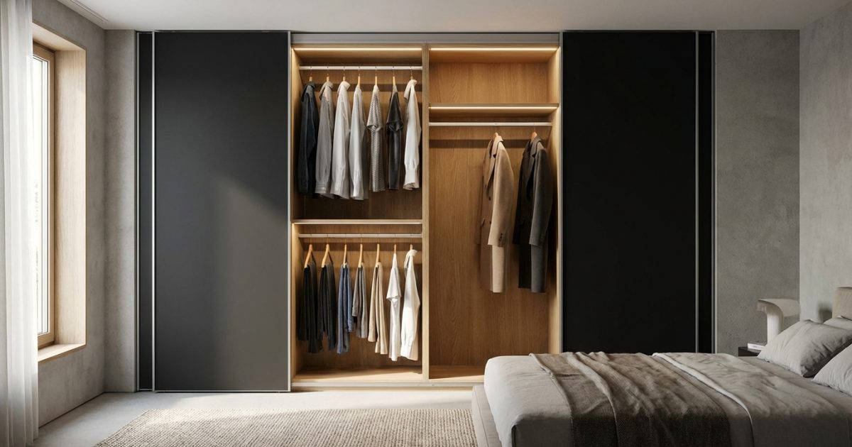Hauteur de penderie : les bonnes dimensions pour suspendre sans froisser
