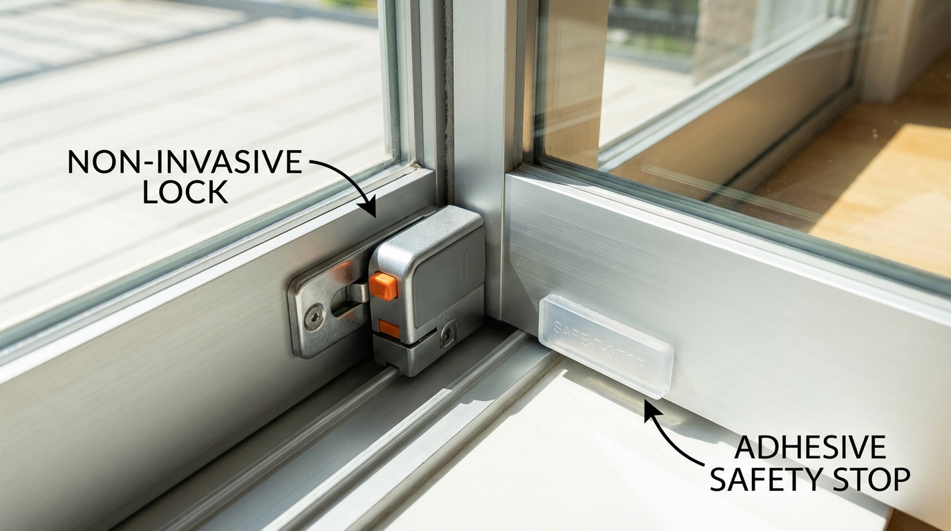 découvrez comment bloquer vos portes coulissantes en toute sécurité sans endommager ni la porte ni le rail, avec des méthodes simples et efficaces.