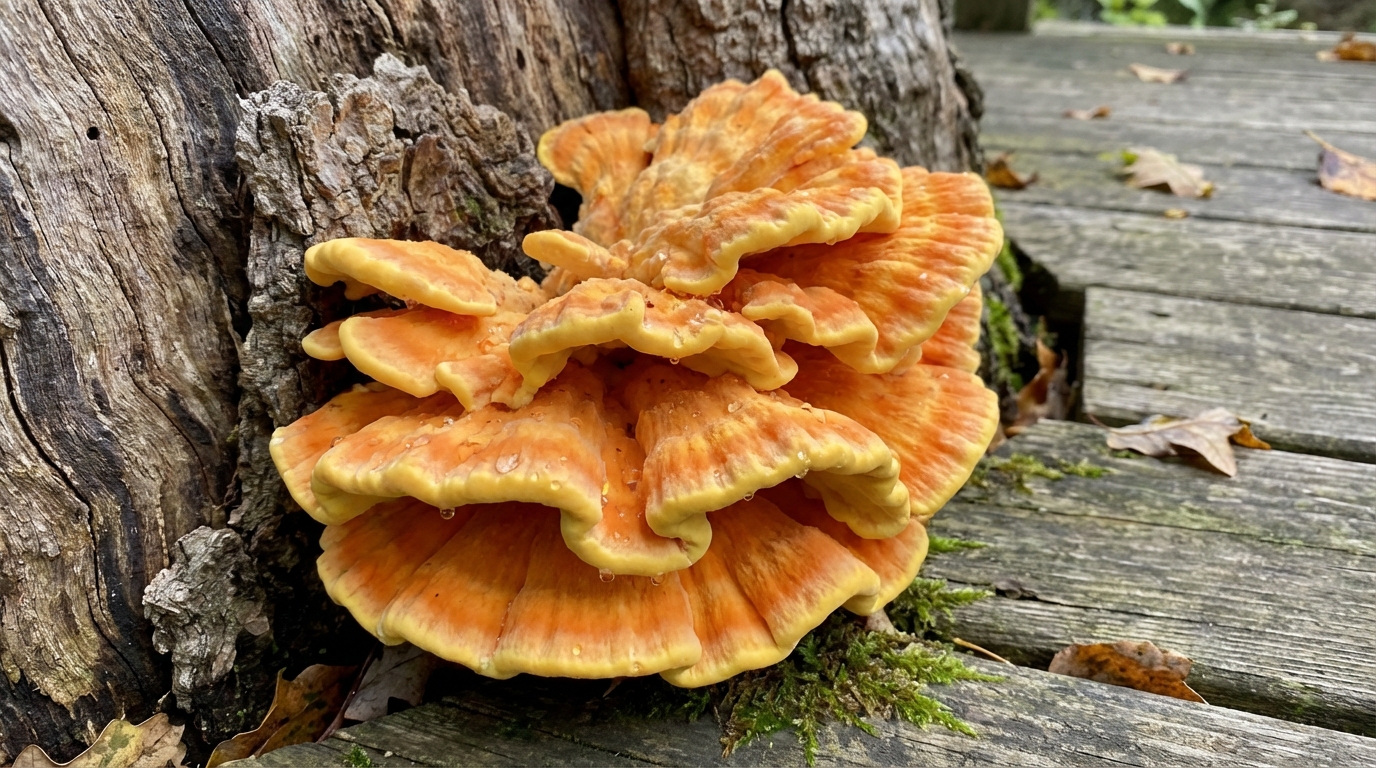 découvrez comment identifier ce champignon orange sur du bois mort et les méthodes efficaces pour s'en débarrasser afin de protéger votre environnement.