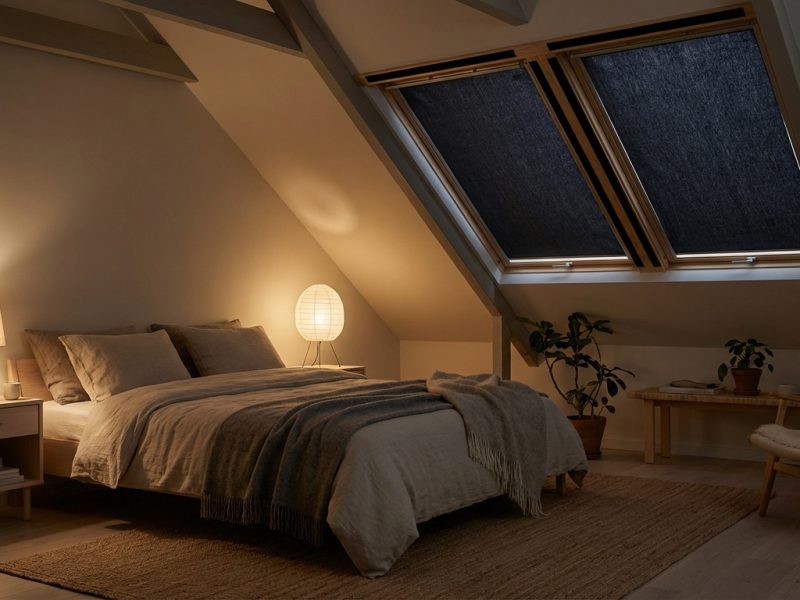 Occulter un Velux sans store : solutions efficaces pour dormir dans le noir