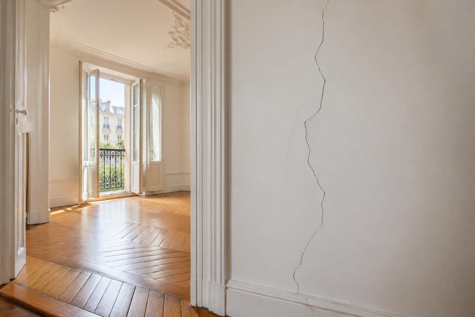 découvrez pourquoi nous avons abandonné l'achat d'un t3 à 462 000 € après une troisième contre-visite, à cause de fissures structurelles invisibles lors des visites précédentes.