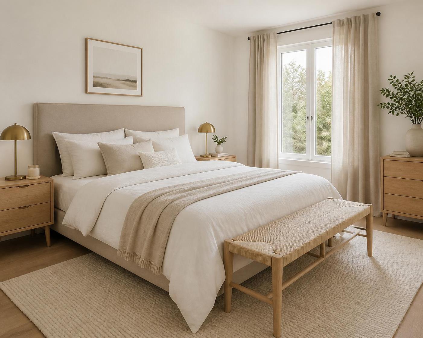 découvrez comment créer une chambre cocooning aux nuances beige et blanc, alliant douceur et élégance, sans jamais tomber dans une décoration fade. conseils et astuces pour un espace chaleureux et harmonieux.