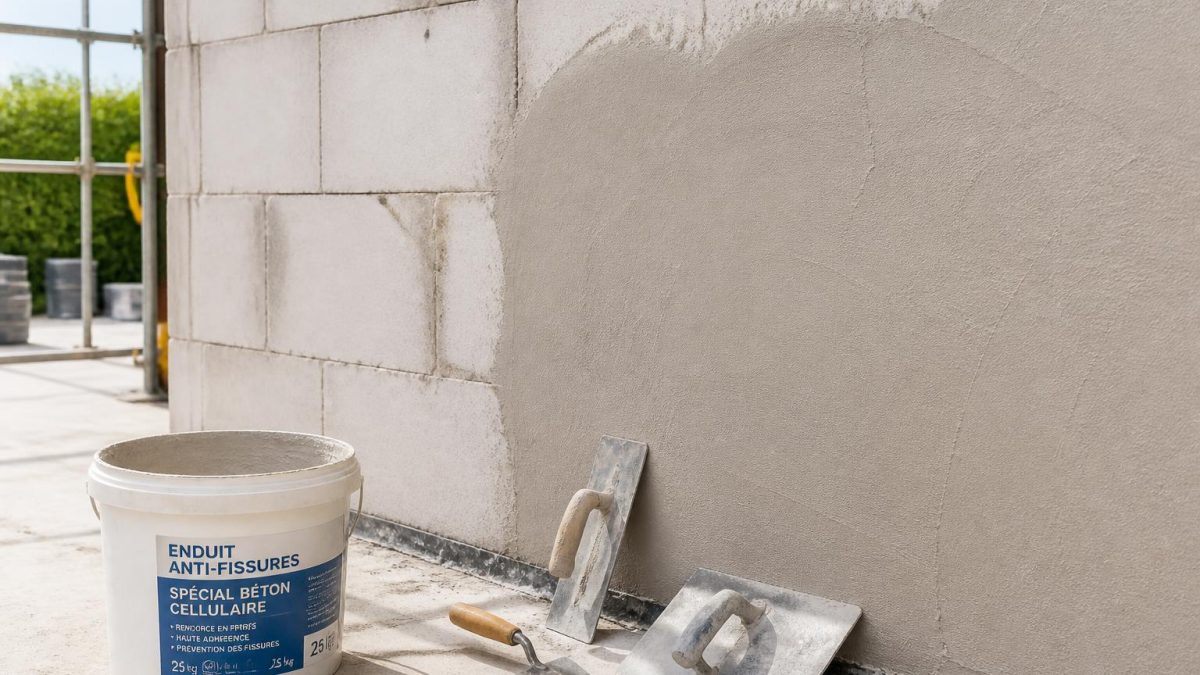 découvrez quel enduit choisir pour le béton cellulaire afin de prévenir les fissures et assurer une finition durable et esthétique.
