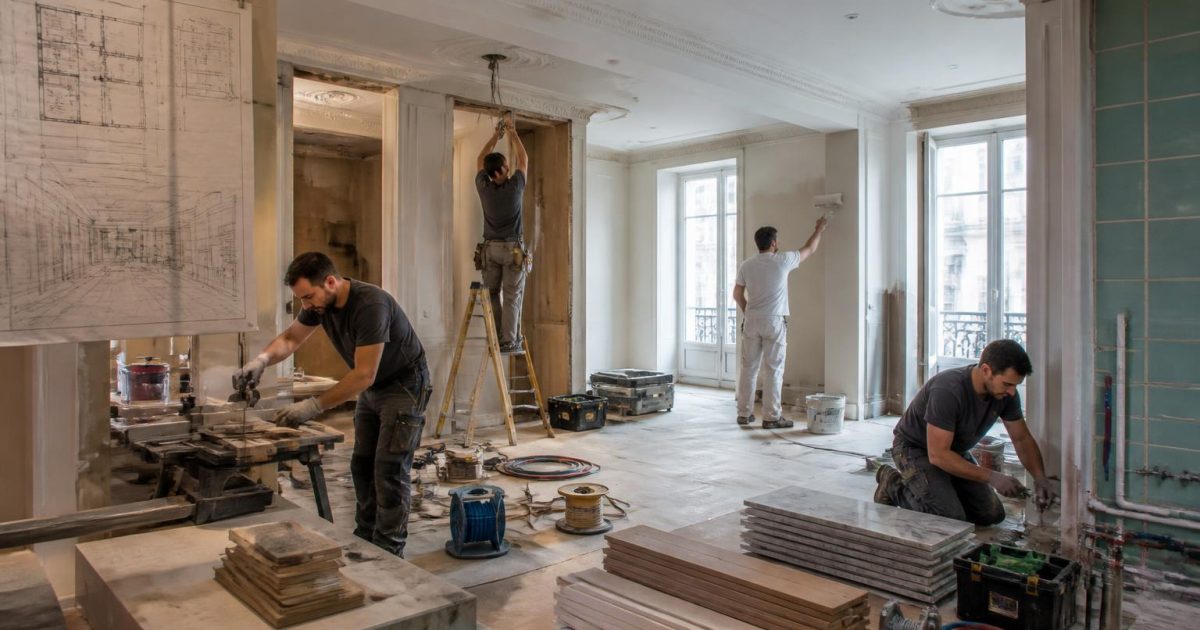 Rénovation complète 142 m² Lyon : le devis initial 187k€ vs facture finale 241k€ poste par poste