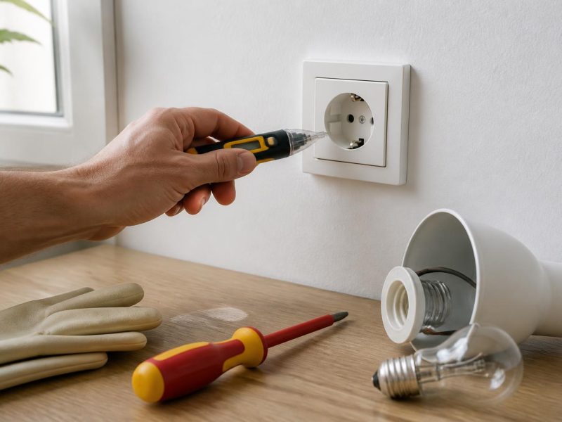 Une prise électrique qui ne fonctionne plus, comment trouver la cause avant d&rsquo;appeler un électricien