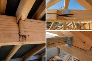 DTU 31.2 charpente bois mal appliqué : 3 chantiers expertisés avec photos des 14 non-conformités