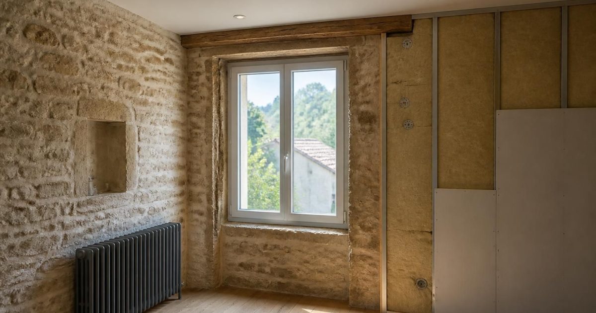 ITE pierre apparente impossible : les 4 alternatives que j&rsquo;ai chiffrées pour atteindre un DPE C