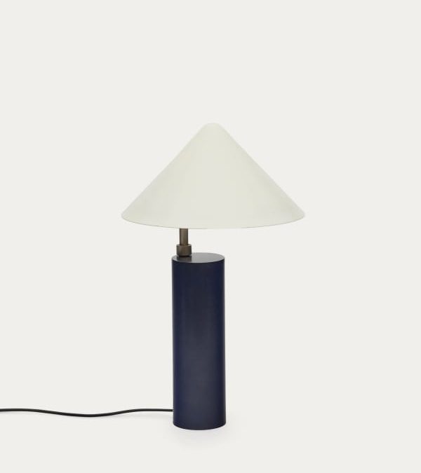 Lampe de table Shiva bleu et blanc — Kave Home