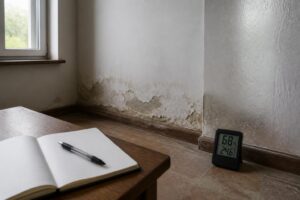 Humidité ascensionnelle vs condensation : protocole hygromètre sur 4 jours avant de signer