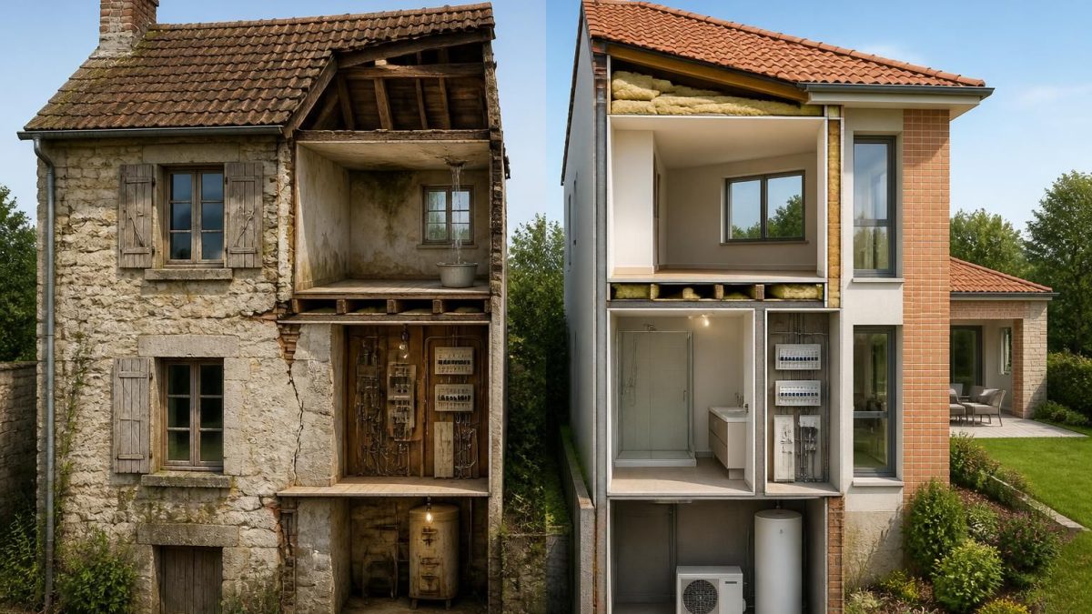 découvrez une comparaison détaillée ligne par ligne des coûts cachés sur 18 mois entre une maison en pierre de 1890 et un pavillon construit en 1995, pour mieux choisir votre futur logement.